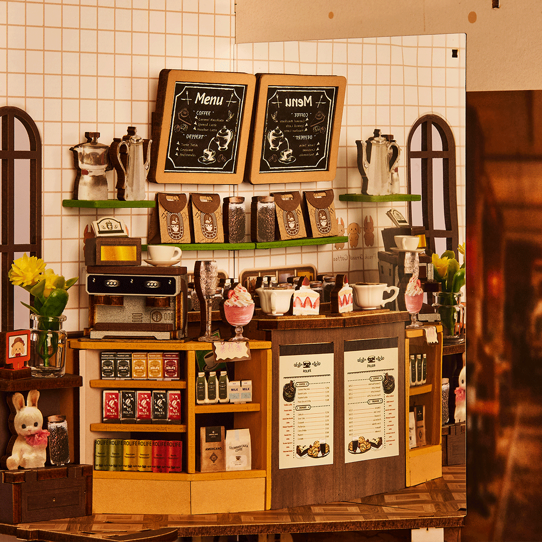 Rolife Holiday Cafe DIY Book Nook