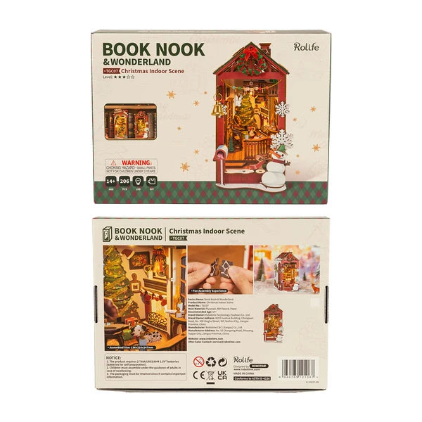 Rolife Christmas Indoor Scene Book Nook