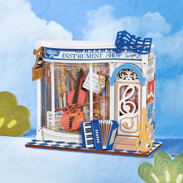 Rolife Melody Instrument Shop DIY Miniature