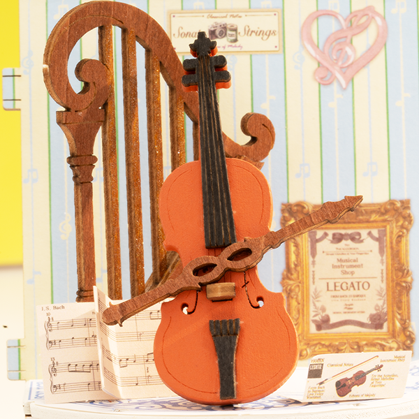 Rolife Melody Instrument Shop DIY Miniature