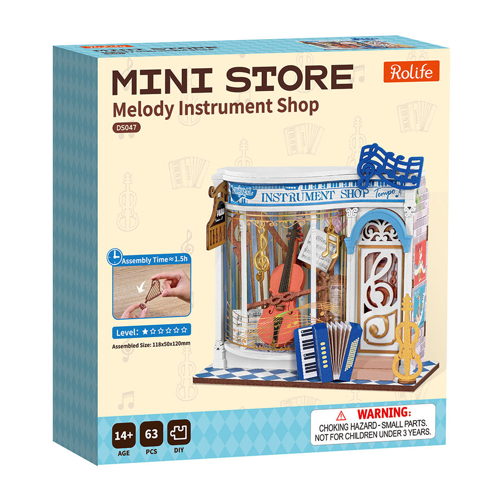 Rolife Melody Instrument Shop DIY Miniature