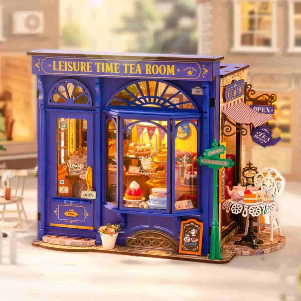 Rolife Leisure Time Tea Room DIY Miniature House