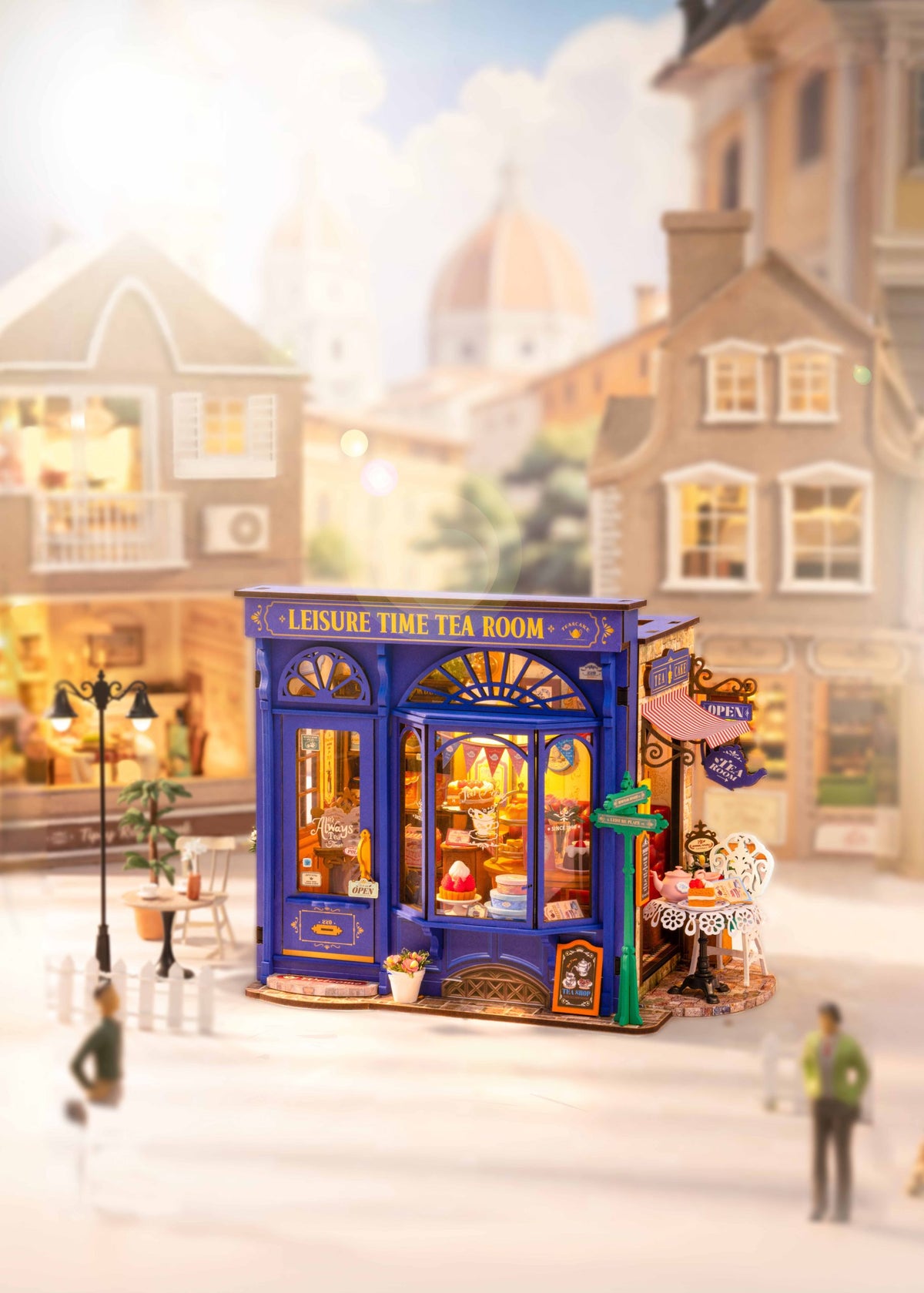 Rolife Leisure Time Tea Room DIY Miniature House