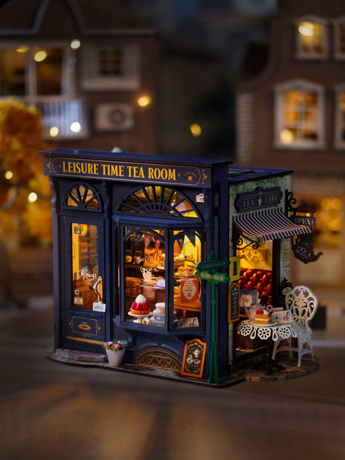 Rolife Leisure Time Tea Room DIY Miniature House