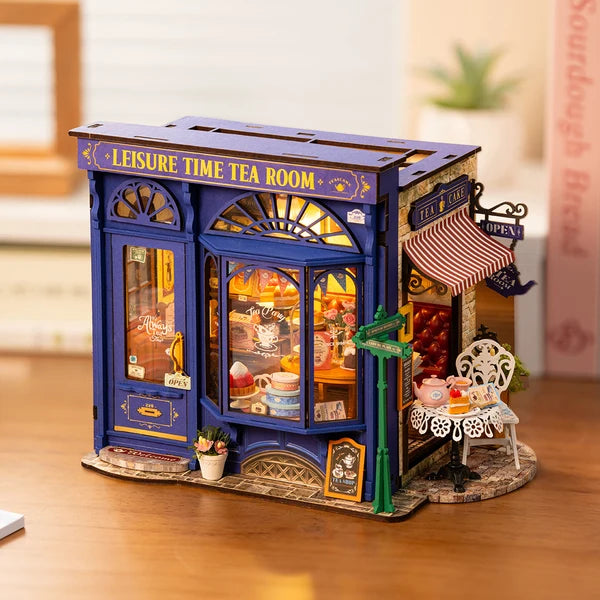 Rolife Leisure Time Tea Room DIY Miniature House
