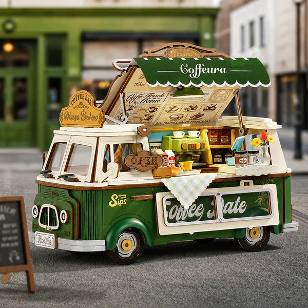Rolife Leo's Coffee Truck 3D Wooden Puzzle