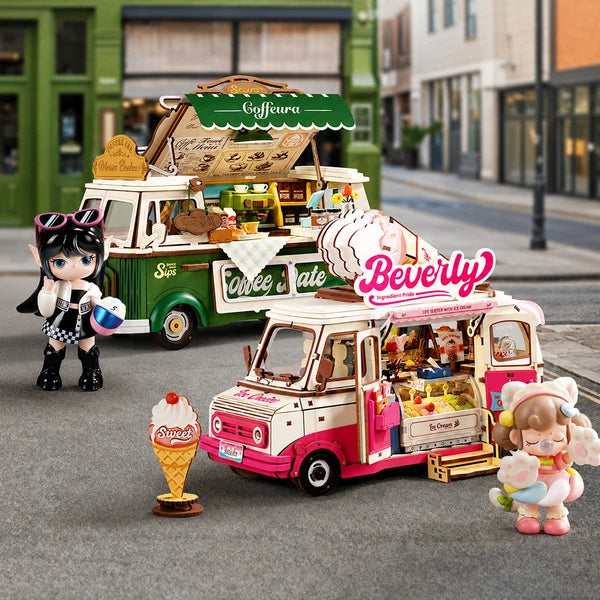 Rolife Leo's Coffee Truck 3D Wooden Puzzle