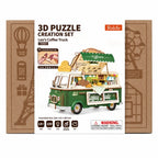 Rolife Leo's Coffee Truck 3D Wooden Puzzle