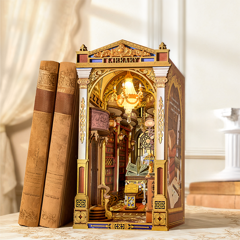 Rolife Library of Wonders DIY Book Nook
