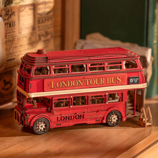 Rolife London Tour Bus 3D Wooden Puzzle