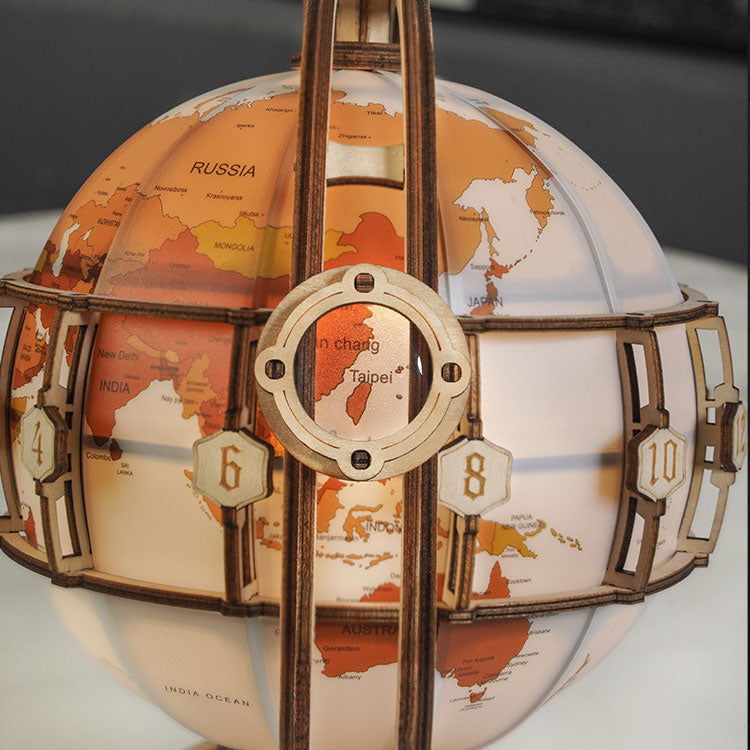 ROKR Luminous Globe 3D Wooden Puzzle
