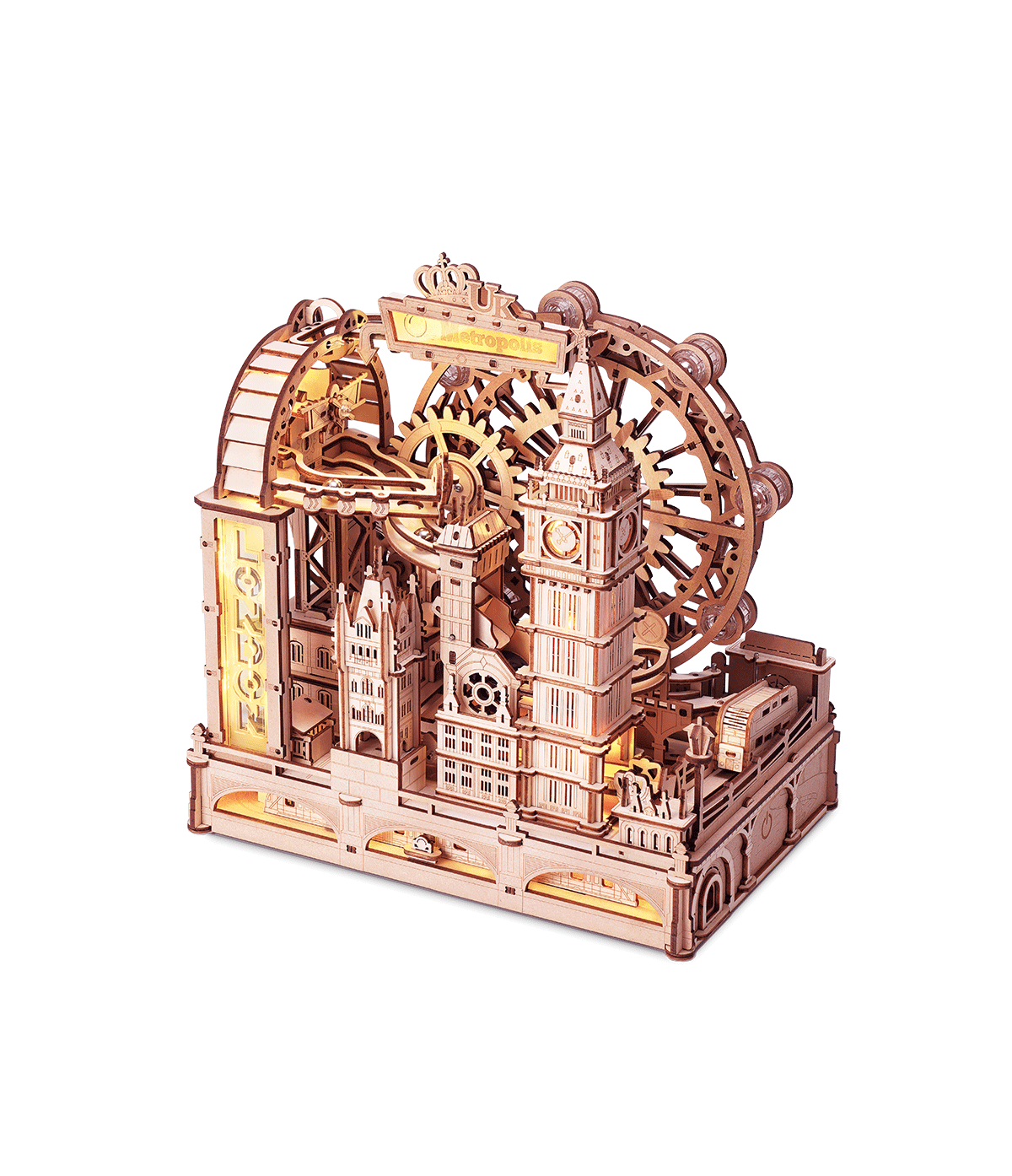 ROKR London Marble Run Wooden 3D Puzzle