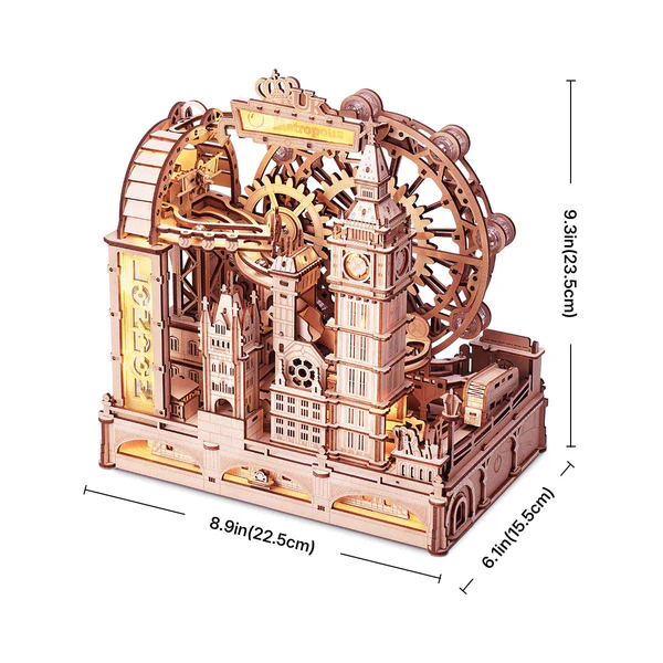ROKR London Marble Run Wooden 3D Puzzle