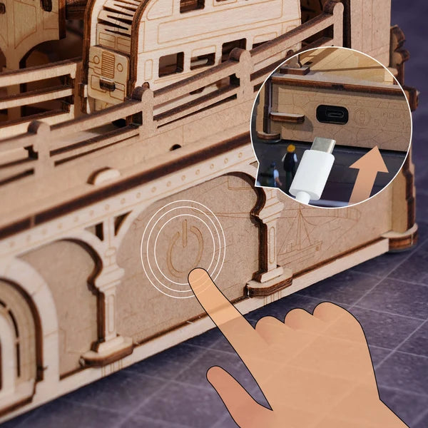 ROKR London Marble Run Wooden 3D Puzzle