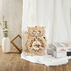 ROKR Owl Clock Mechanical 3D Wooden Puzzle