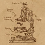 ROKR Microscope Mechanical Wooden 3D Puzzle