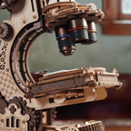 ROKR Microscope Mechanical Wooden 3D Puzzle