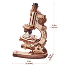 ROKR Microscope Mechanical Wooden 3D Puzzle