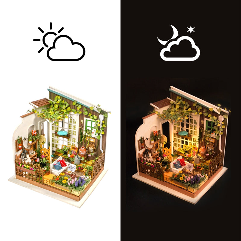 Rolife Miller’s Flower House DIY Miniature house