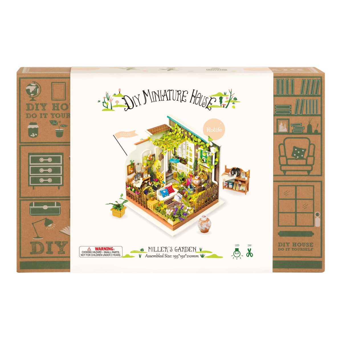 Rolife Miller’s Flower House DIY Miniature house