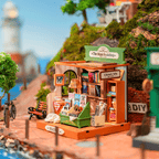 Rolife The Muse Bookshop DIY Miniature House