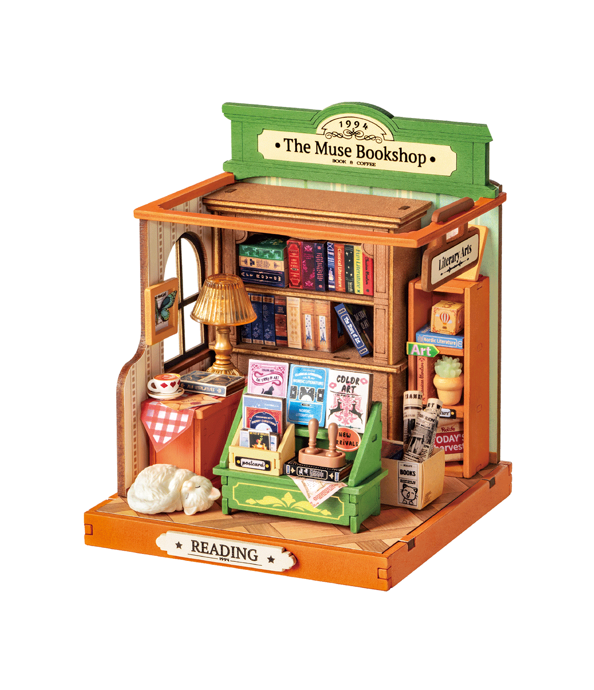 Rolife The Muse Bookshop DIY Miniature House