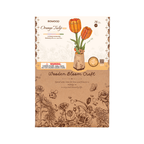 Rowood Wooden Flower 3D Puzzle Orange Tulip
