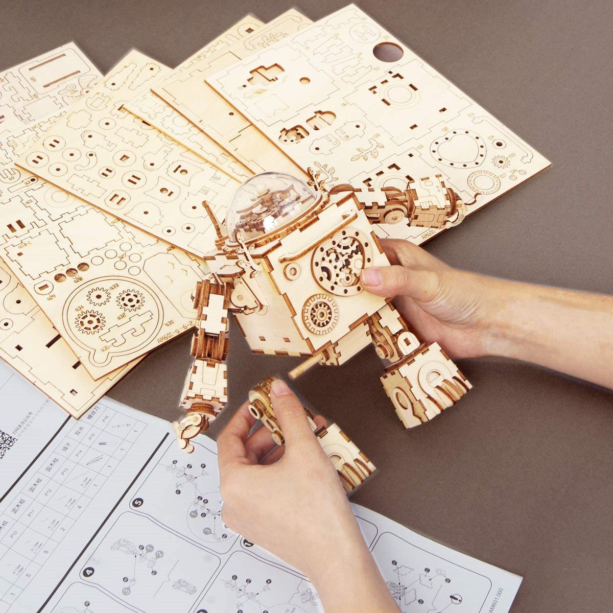 ROKR Robot Orpheus 3D Wooden Puzzle