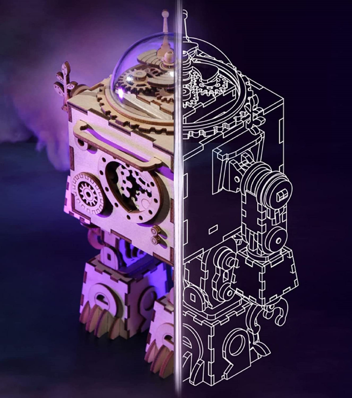 ROKR Robot Orpheus 3D Wooden Puzzle