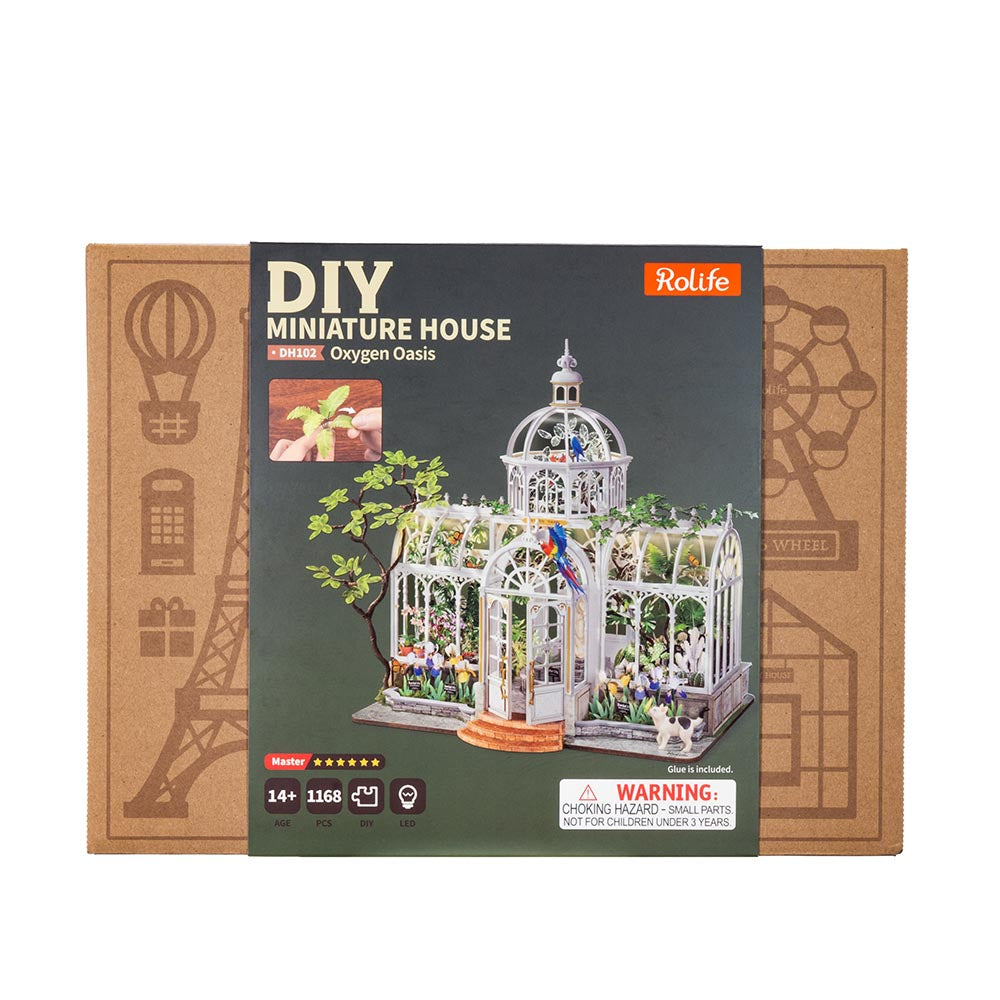 Rolife Oxygen Oasis DIY Miniature House