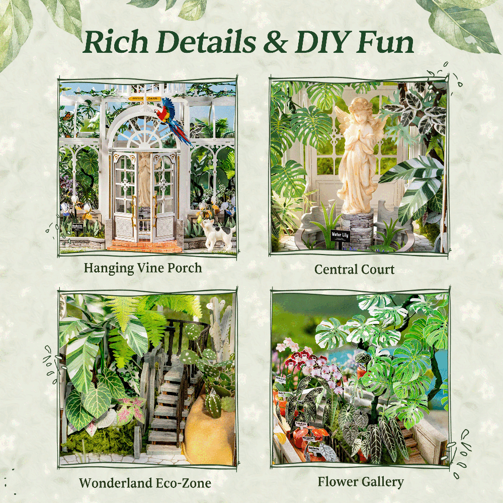 Rolife Oxygen Oasis DIY Miniature House