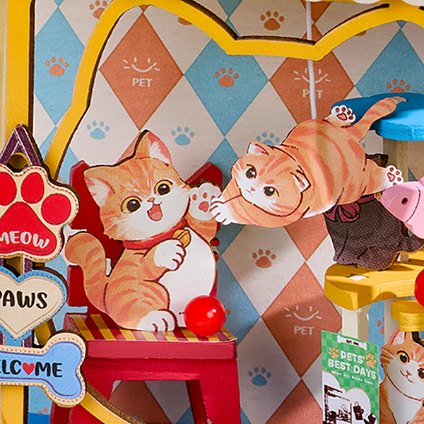 Rolife Pawfect Pet Shop DIY Miniature House