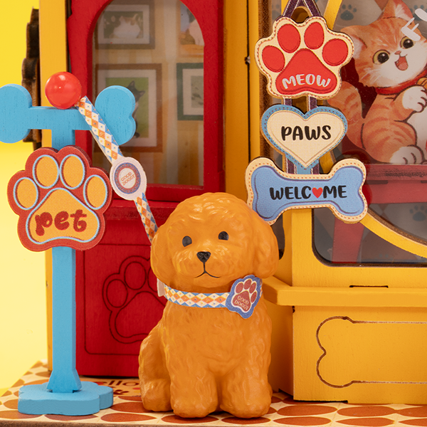 Rolife Pawfect Pet Shop DIY Miniature House