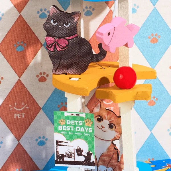 Rolife Pawfect Pet Shop DIY Miniature House