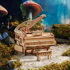 ROKR Magic Piano Mechanical Music Box 3D Wooden Puzzle