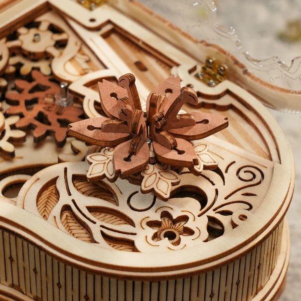 ROKR Magic Piano Mechanical Music Box 3D Wooden Puzzle