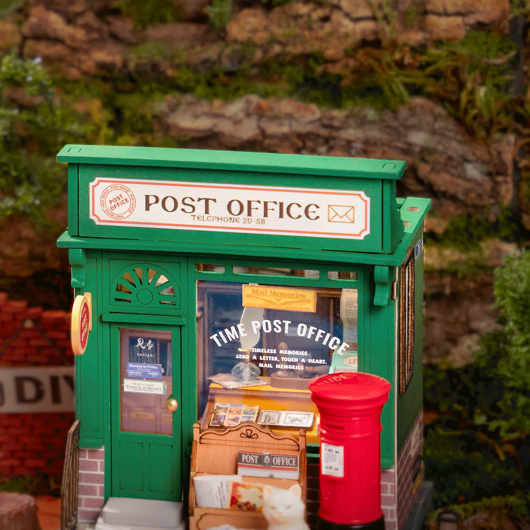 Rolife Century Post Office DIY Miniature House