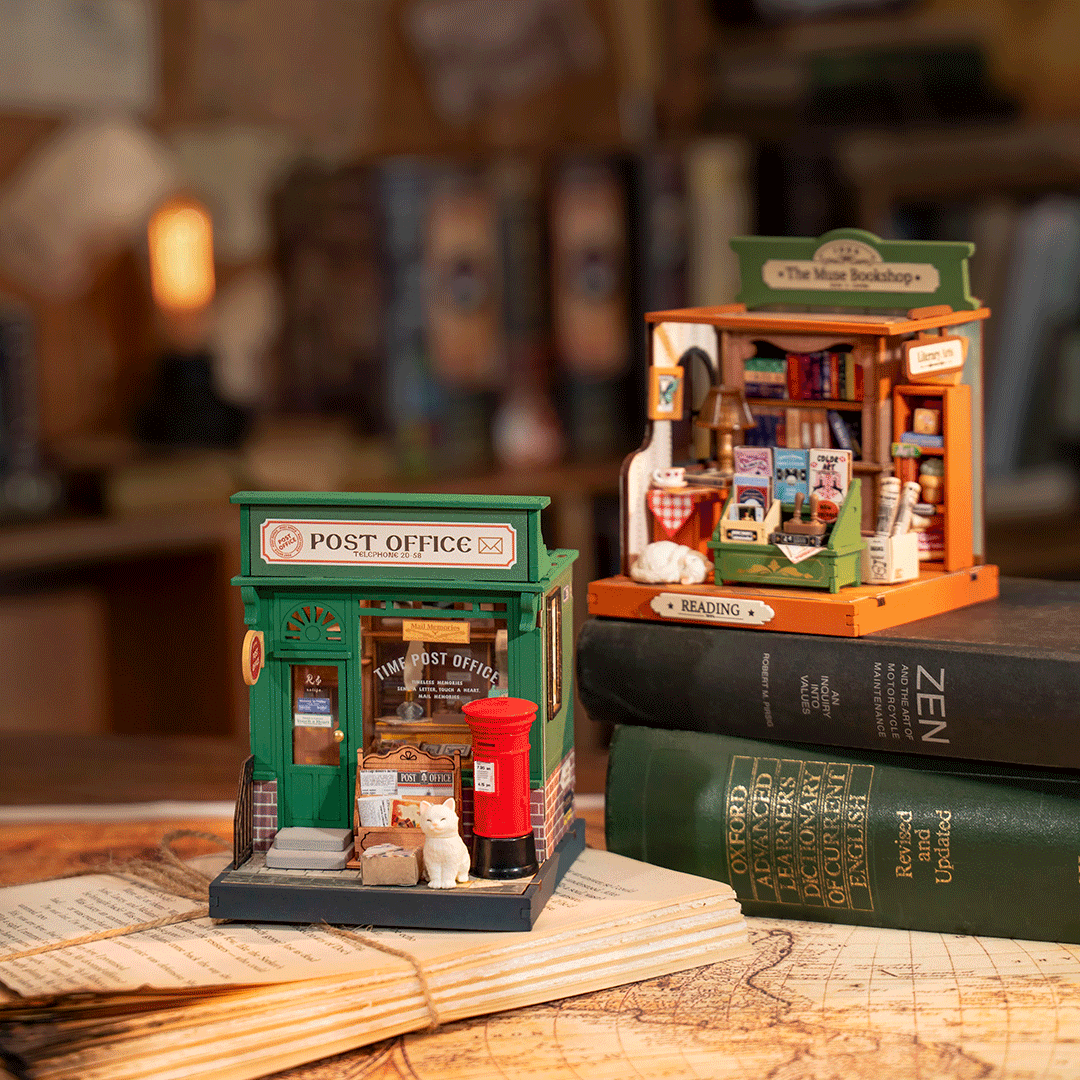 Rolife Century Post Office DIY Miniature House