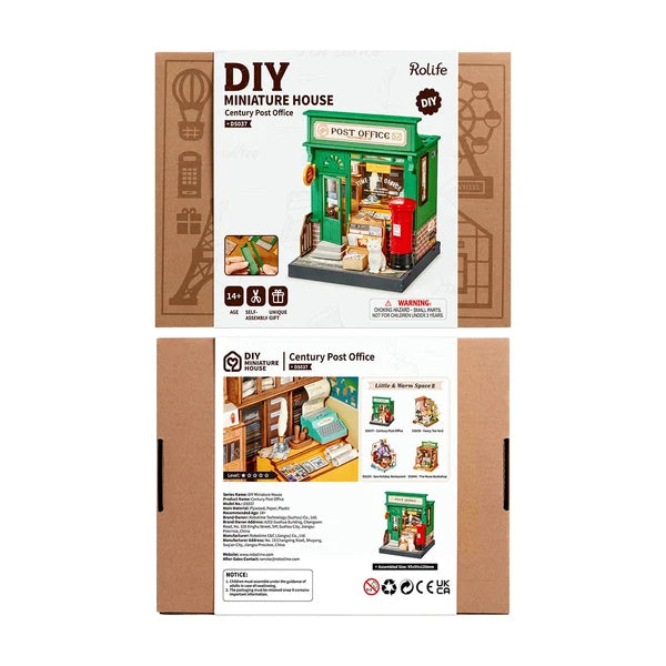 Rolife Century Post Office DIY Miniature House