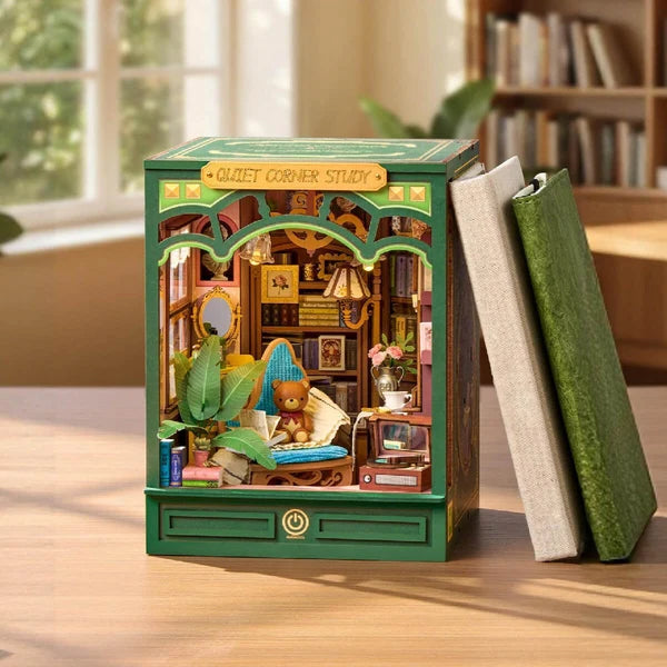 Rolife Quiet Corner Study DIY Book Nook