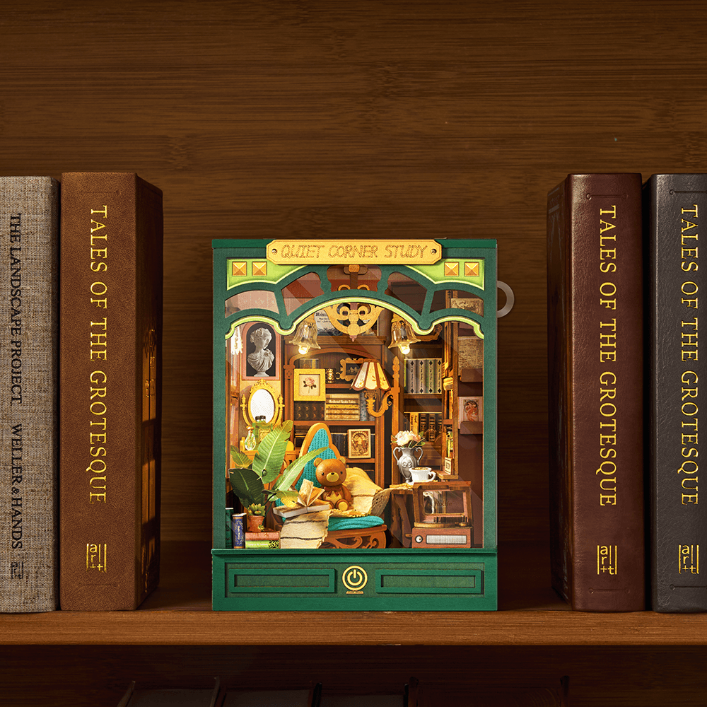 Rolife Quiet Corner Study DIY Book Nook