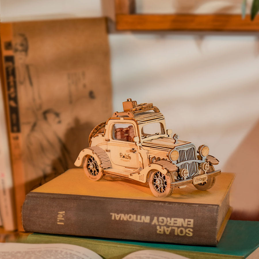 Rolife Vintage Car 3D Wooden Puzzle