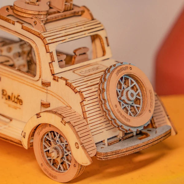 Rolife Vintage Car 3D Wooden Puzzle