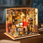 Rolife Sam's Study Library DIY Miniature house