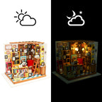 Rolife Sam's Study Library DIY Miniature house