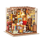 Rolife Sam's Study Library DIY Miniature house