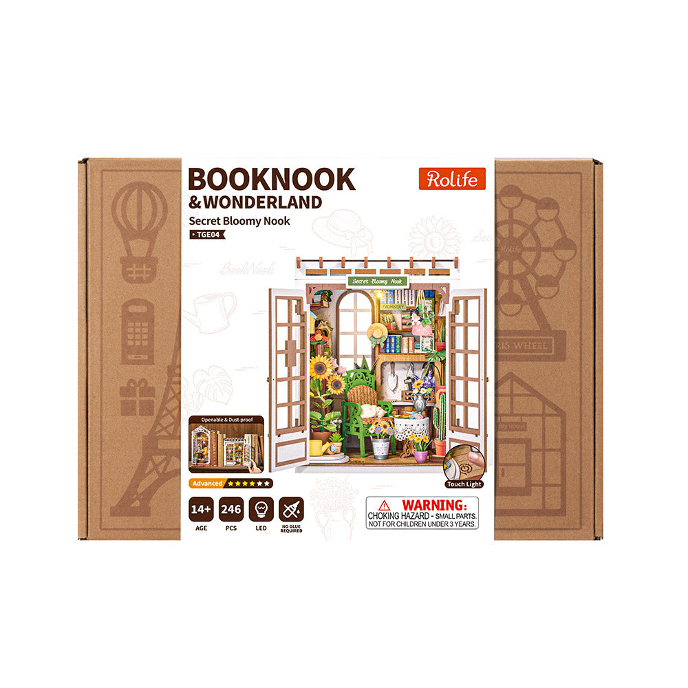 Rolife Secret Bloomy Nook DIY Book Nook