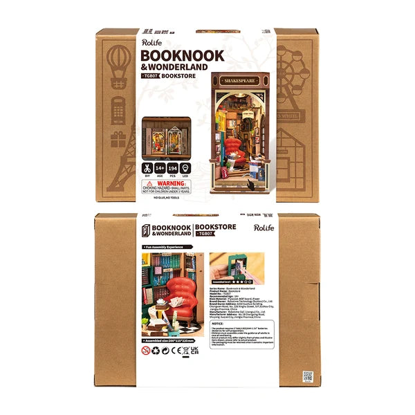 Rolife Bookstore DIY Book Nook