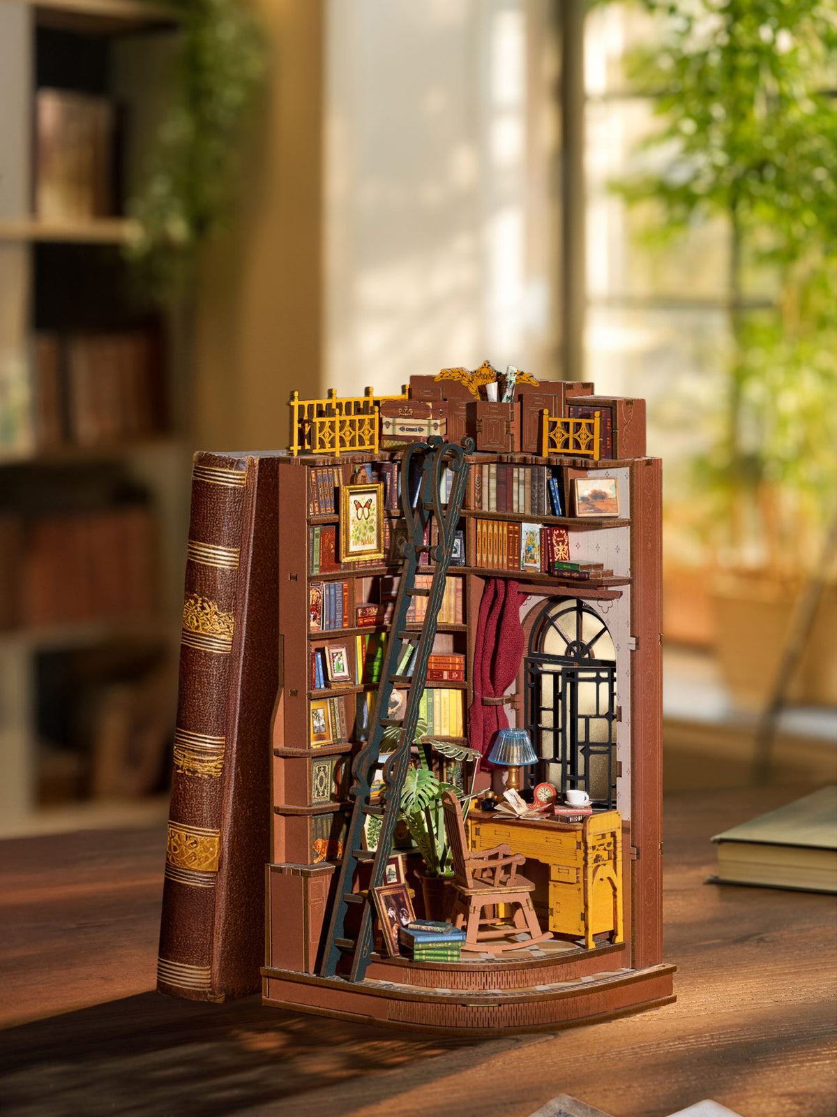 Rolife Silent Corner Study DIY Book Nook