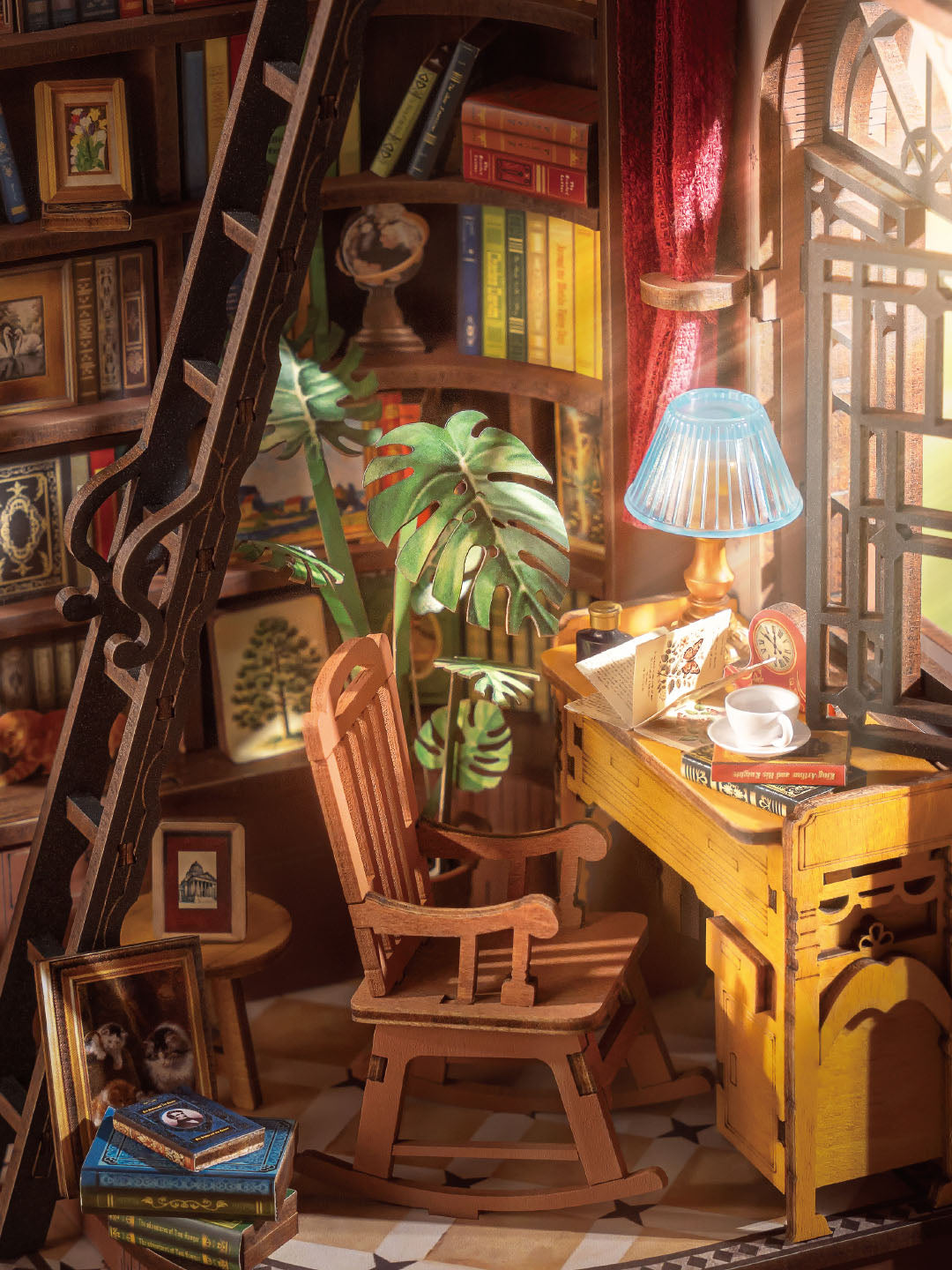 Rolife Silent Corner Study DIY Book Nook